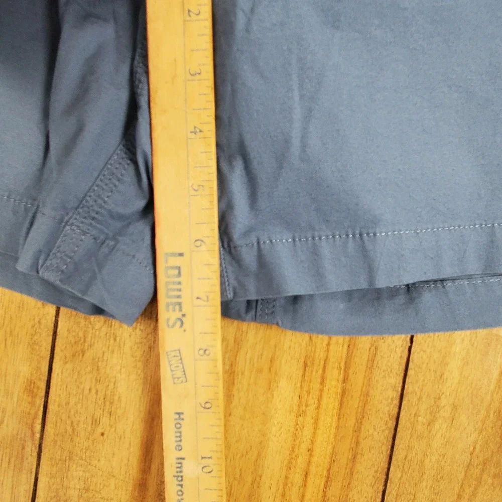 Mountain Khakis Stretch Poplin Shorts Mens 34 Blue Classic Fit 7